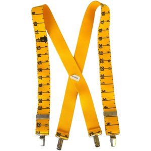Yardstick Liar's Suspenders Bright Yellow Men's Size 36" Long x 1-1/2" Wide